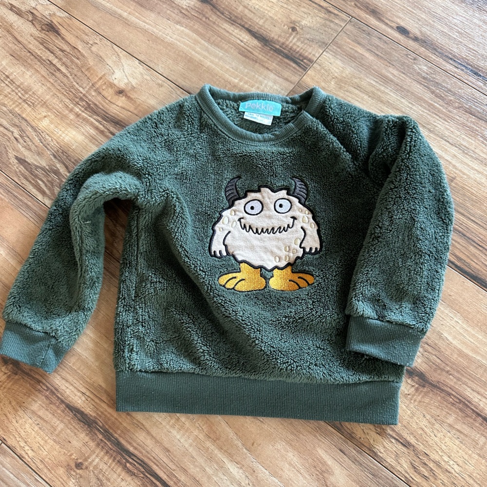 Toddler Green Monster Sweater